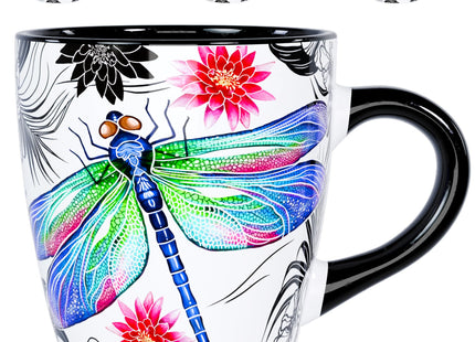 Color Changing Dragonfly Coffee Mug 12oz – Unique Dragonfly Gifts for Women