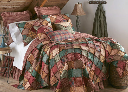 Donna Sharp Cotton Twin Quilt - Campfire, 70" x 92"