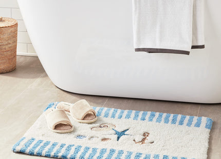 Avanti Linens - Coastal Bathroom Rug 20x30, Soft & Absorbent Cotton