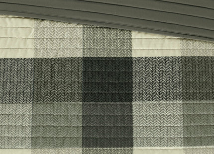 Madison Park Cabin Lifestyle Plaid Quilt Set, 6PC Full/Queen Coverlet