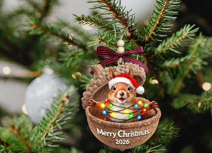 Squirrel Ornament - Squirrel Gifts for Lovers Women Men, Animals Ornaments
