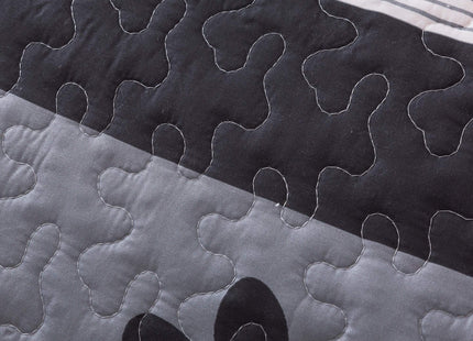 Soul & Lane - Black Bear Quilt Set, Lodge Cabin Bedding, Queen with 2 Shams