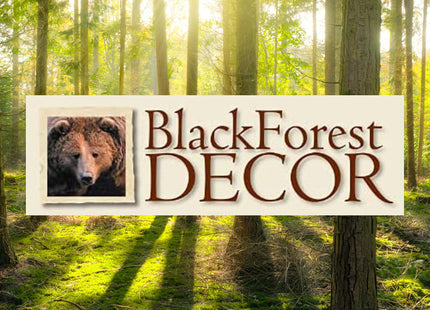BLACK FOREST DECOR Bear & Moose Wilderness Quilt Bed Set 92" Wx96 L