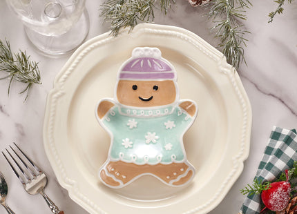 Bico Gingerbread Man Spoon Rest, for holding Spoon, Ladle, Utensils, Dishwasher Safe