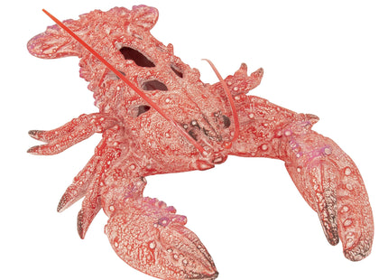 Red Lobster Statue Figurine - Ocean Decor Beach House Accent - Coral Reef Coastal Nautical Tabletop Decor (12.25" x 8.25")