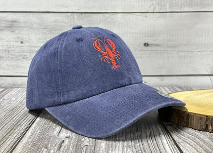 Shenbors Embroidered Lobster Dad Hat, Gifts for Crawfish Lovers