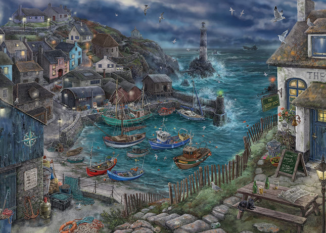 Ravensburger - Escape Puzzle - The Lighthouse - for Adults and Children from 12 Years Old - 759 Pieces, 1 Game Guide, 1 Envelope Solution - Inspired by Escape Games - 17528
