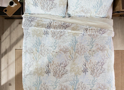 Carstens Coastal Beach Bedding Set, Nautical 2-Piece Microfiber Ocean Quilt, Coastal Summer, Twin