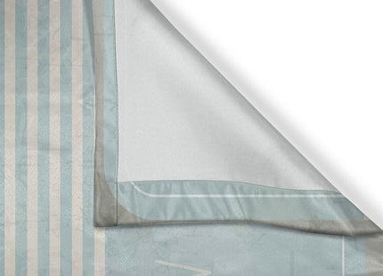 Ambesonne Beach Long Kitchen Curtains, Calm Coastal Scene with Horizon in The Middle of Nowhere Cloudy Sunset Ocean Picture, Two Panels Drapes with Rod Pocket Room Decor, 55" X 45", Yellow Tan