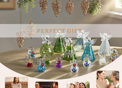 Spun Glass Pinecone Christmas Ornaments for Tree