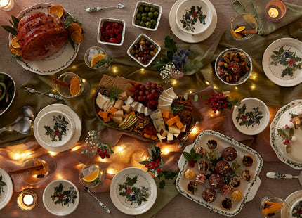 Portmeirion The Holly & The Ivy Salad Plates, Set of 6 - Festive Tableware