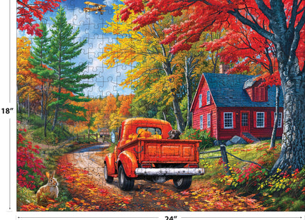 RoseArt Kodak Premium Maine Road 350 Piece Jigsaw Puzzle