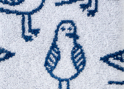 SKL Home Nautical Seagull Sam Hand Towel Set-2pc, Reversible, White