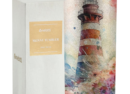 Onebttl Lighthouses Gifts for Lighthouse Lovers on National Lighthouse Day, Birthday and Chirstmas, 20 oz Insulated Stainless Steel Tumbler - Wave