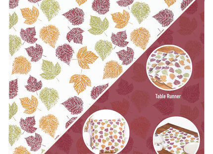 PurpleEssences Fall Cloth Dinner Napkins 18x18 in - Autumn Leaves