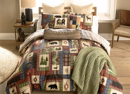 Donna Sharp Queen Bedding Set - Forest Grove Lodge - 3 Piece, 90" x 90"