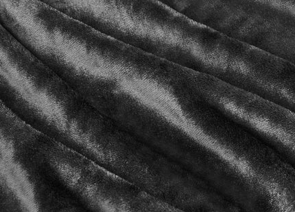 Amazon Basics Soft Fleece Throw Blanket,Cozy, Feels Comfortable on Skin, Fade-Resistant, Warm for Couch & Sofa, 50 x 60 Inches, Black