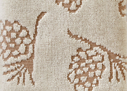 SKL Home Fall/Winter/Christmas Pinecone Hand Towel Set-2pc, Jacquard, Wheat