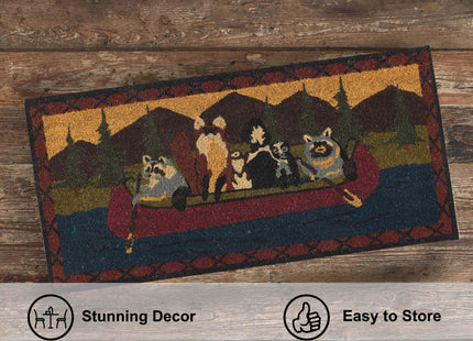 Park Designs Animal Canoe Doormat, Humorous