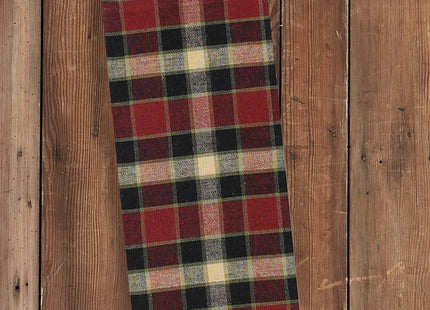 Park Designs Concord Black Bear Napkin Set of 4, Red