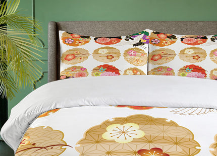 Ambesonne Hawaiian Duvet Cover Set, Scenic Sunrise Over Ocean Rocks Sand Clouds Sunshine Tide Sunbeam Seashore, Decorative 3 Piece Bedding Set with 2 Pillow Shams, King Size, Turquoise Yellow