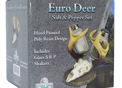 Rivers Edge Products Rivers Edge Products Decorative Salt and Pepper Shakers Set, Euro Deer