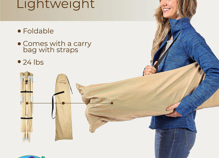 BYER OF MAINE, 375 lbs Capacity, Maine Heritage Cot, Folding Camping Cot