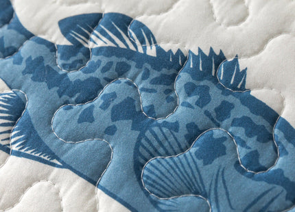 Soul & Lane - Gone Fishing Quilt Set, Lakehouse Bedding, King with 2 Shams