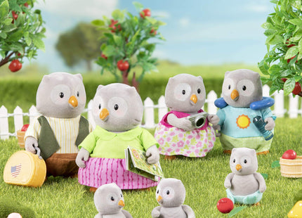 Li'l Woodzeez McHoot Owl Family, 7 Posable Collectible Owl Figures