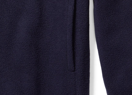 Amazon Essentials Boys' Polar Fleece Full-Zip Mock Jackets, Night Navy, Medium