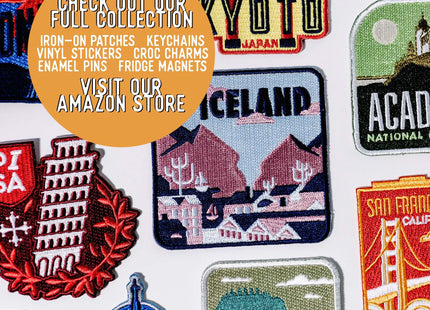 Vagabond Heart Acadia Pin - Acadia Souvenir - Hard Enamel Lapel Badge Maine Souvenir - Metal Travel Acadia National Park Pin for Backpack Jacket Hat - Collectible for Travelers Men Women - 1.25" Inch Rubber Clutch Back