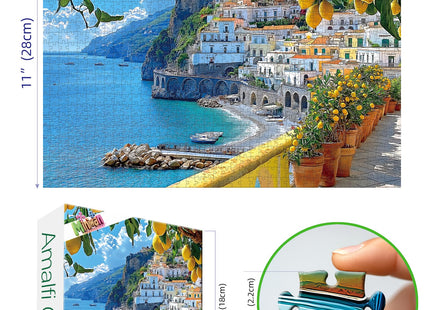 MINIWAN Puzzles for Adults 500 Pieces, Sunset Beach Jigsaw Puzzle