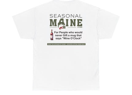 Unisex Heavy Cotton Tee [WineOClock]