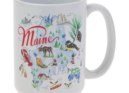 Maine State Collection Ceramic Mug – 15 oz