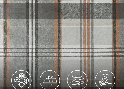 Intelligent Design Plaid Lodge Modern Tan/Gray Twin Comforter Set, 4pc