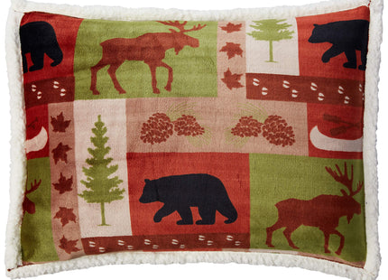 Carstens JP587 Patchwork Lodge Plush Bedding Set, Twin, Multicolor