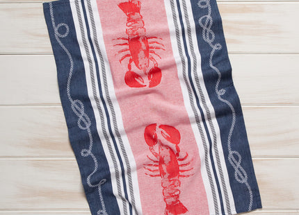 Now Designs Kitchen Jacquard Dishtowels, Lobster