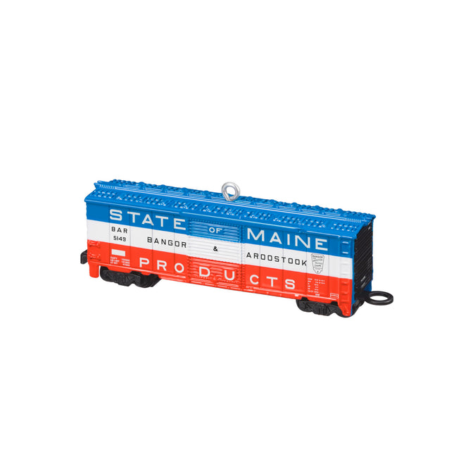 Hallmark Keepsake Lionel Trains Christmas Ornament (State of Maine Boxcar)