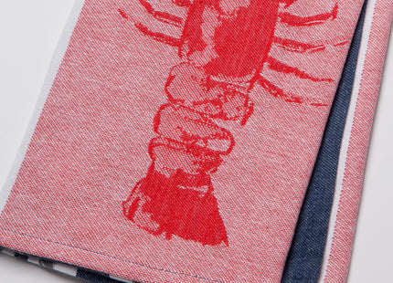 Now Designs Kitchen Jacquard Dishtowels, Lobster