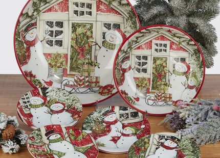 Certified International Holiday Magic Snowman 3-D Cookie Jar, 78 oz.