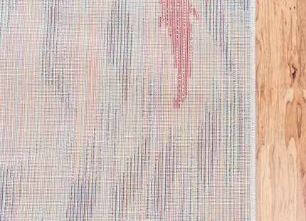 Unique Loom Positano Collection Coastal Modern Bright Colors Fish Beige Area Rug (7' x 10')