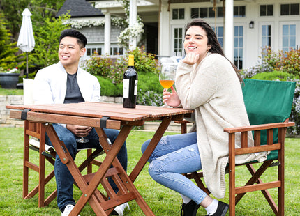 BYER OF MAINE, Use Indoors or Outdoors, Pangean Roll Top Folding Wood Table