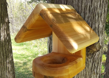 Small Hummingbird Nesting Shelf Cedar Wood