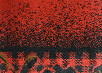 Rug Empire Rustic Lodge Cabin Bear Walk Area Rug, 2'3" W x 3'3" L, Claret
