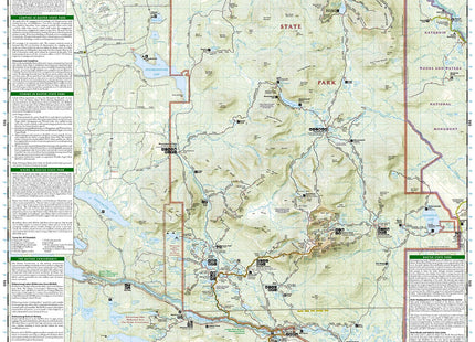 Baxter State Park Map [Mount Katahdin, Katahdin Iron Works] (National Geographic Trails Illustrated Map, 754)
