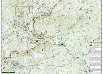 Baxter State Park Map [Mount Katahdin, Katahdin Iron Works] (National Geographic Trails Illustrated Map, 754)