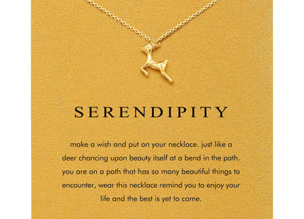Baydurcan Deer Necklace Elk Pendant Deer Gifts for women