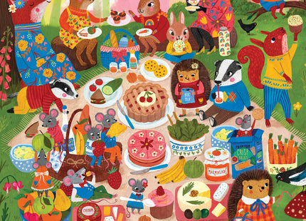 Mudpuppy - Woodland Picnic 500 Piece Jigsaw Puzzle