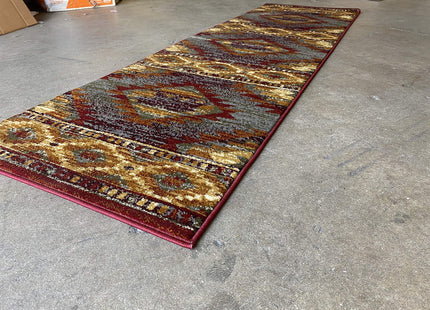 Carpet King Cabin Style Distressed Antiquated Runner Area Rug Bear Wildlife Animal Country Hunting Southwest Wilderness Design 769 (2 Feet X 7 Feet)