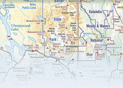 Benchmark Maine Recreation Map
